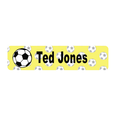 Sew On Labels-Large (45 labels)-Clothing Labels - Classic, Soccerball image