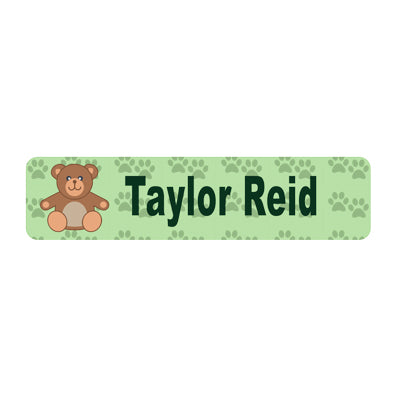 Sew On Labels-Large (45 labels)-Clothing Labels - Classic, Teddy Bear image