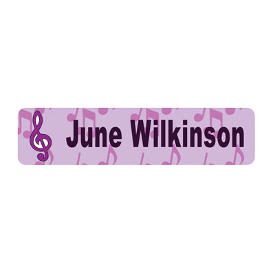 Large StickOnTags- Essential Bundle (75 labels)-Clothing Labels - Classic, Music Note image