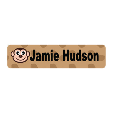 Large StickOnTags- Essential Bundle (75 labels)-Clothing Labels - Classic, Monkey image