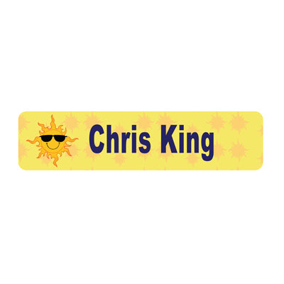 Sew On Labels-Large (45 labels)-Clothing Labels - Classic, Sun image