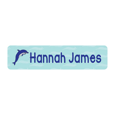 Large StickOnTags- Essential Bundle (75 labels)-Clothing Labels - Classic, Dolphin image