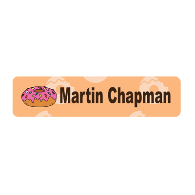Sew On Labels-Large (45 labels)-Clothing Labels - Classic, Donut image