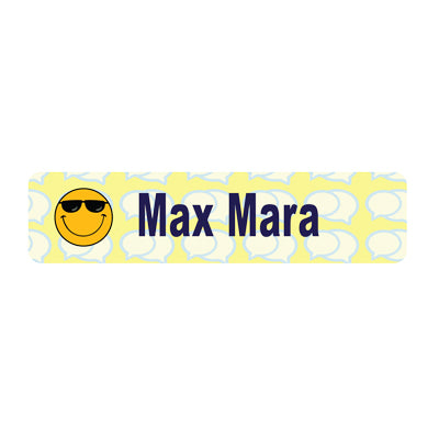 Baby Starter Label Bundle (37 labels) - Classic, Smile Sunglasses image