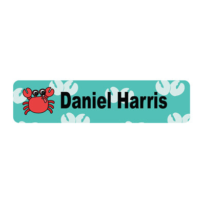 Large StickOnTags- Essential Bundle (75 labels)-Clothing Labels - Classic, Crab image
