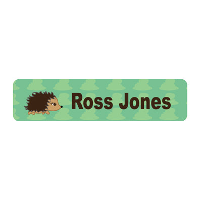 Large StickOnTags- Essential Bundle (75 labels)-Clothing Labels - Classic, Hedgehog image