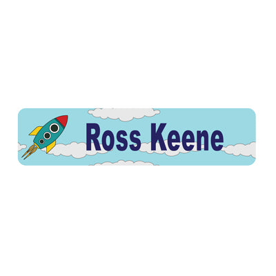 Sew On Labels-Large (45 labels)-Clothing Labels - Classic, Rocket image