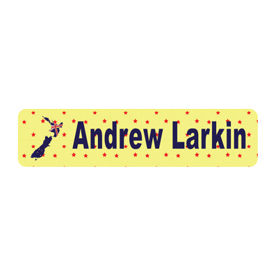 Large StickOnTags- Essential Bundle (75 labels)-Clothing Labels - Classic, NZ Flag image