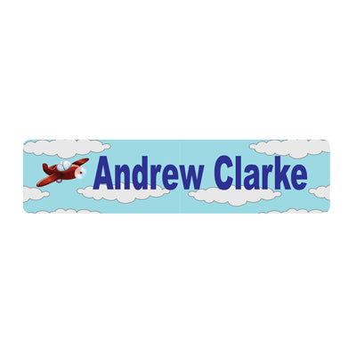 Sew On Labels-Large (45 labels)-Clothing Labels - Classic, Aeroplane image